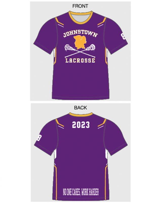 Johnstown Lacrosse Custom Fully Sublimated Shooting Shirt Boy's and