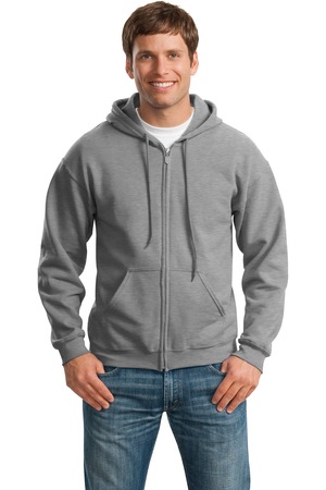 Hooded Full-Zip Sweatshirt Grey