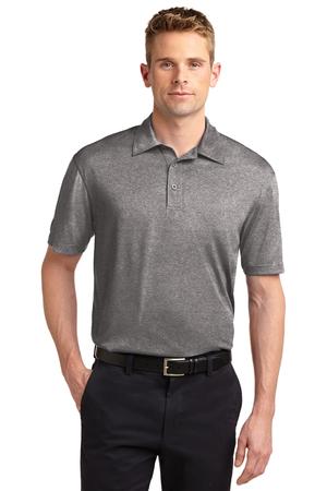 Short Sleeve Polo w/logo Grey