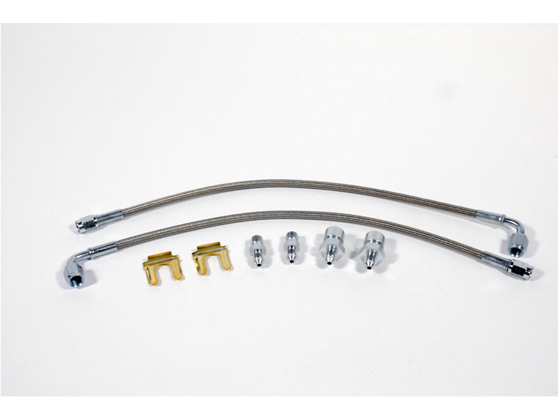 Part # 6200-HSKT - Moser Universal Braided Steel Brake Flex Line Kit