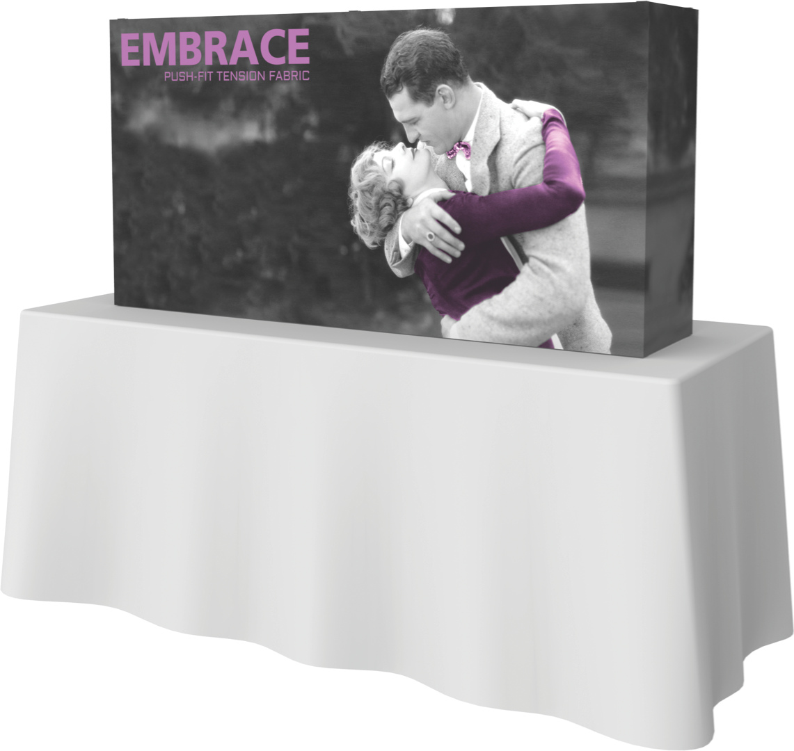 Embrace 2x1 front graphic with endcaps 