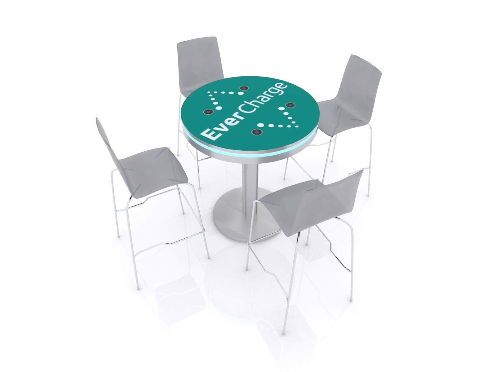 MOD-1453 Wireless Charging Bistro Table