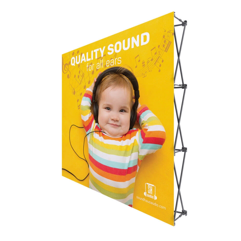 ONE CHOICE - 8 Ft. Fabric Pop Up Display 