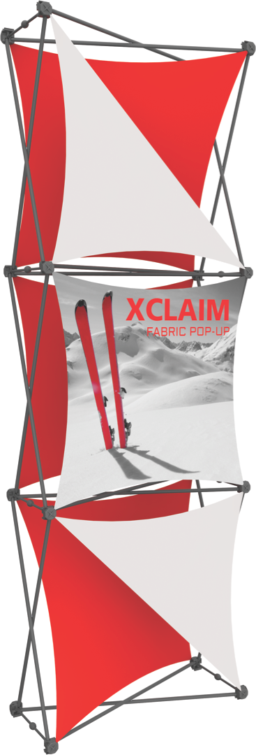 XCLAIM Fabric Popup 1x3 kits