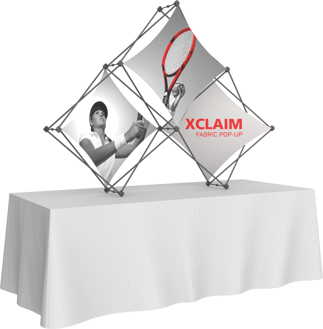Xclaim Fabric Popup 3 Quad Kit 1