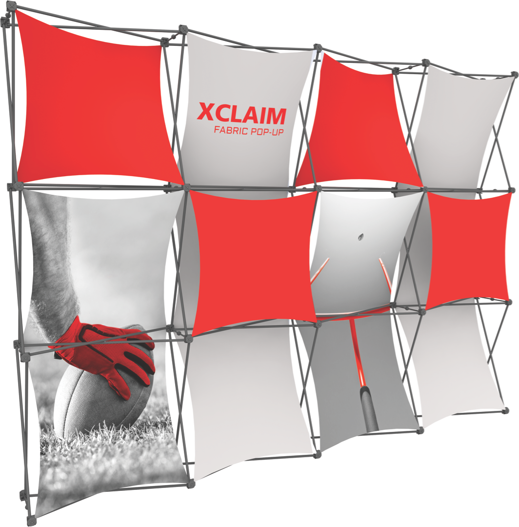 Xclaim Fabric Popup 4x3 Kit 4