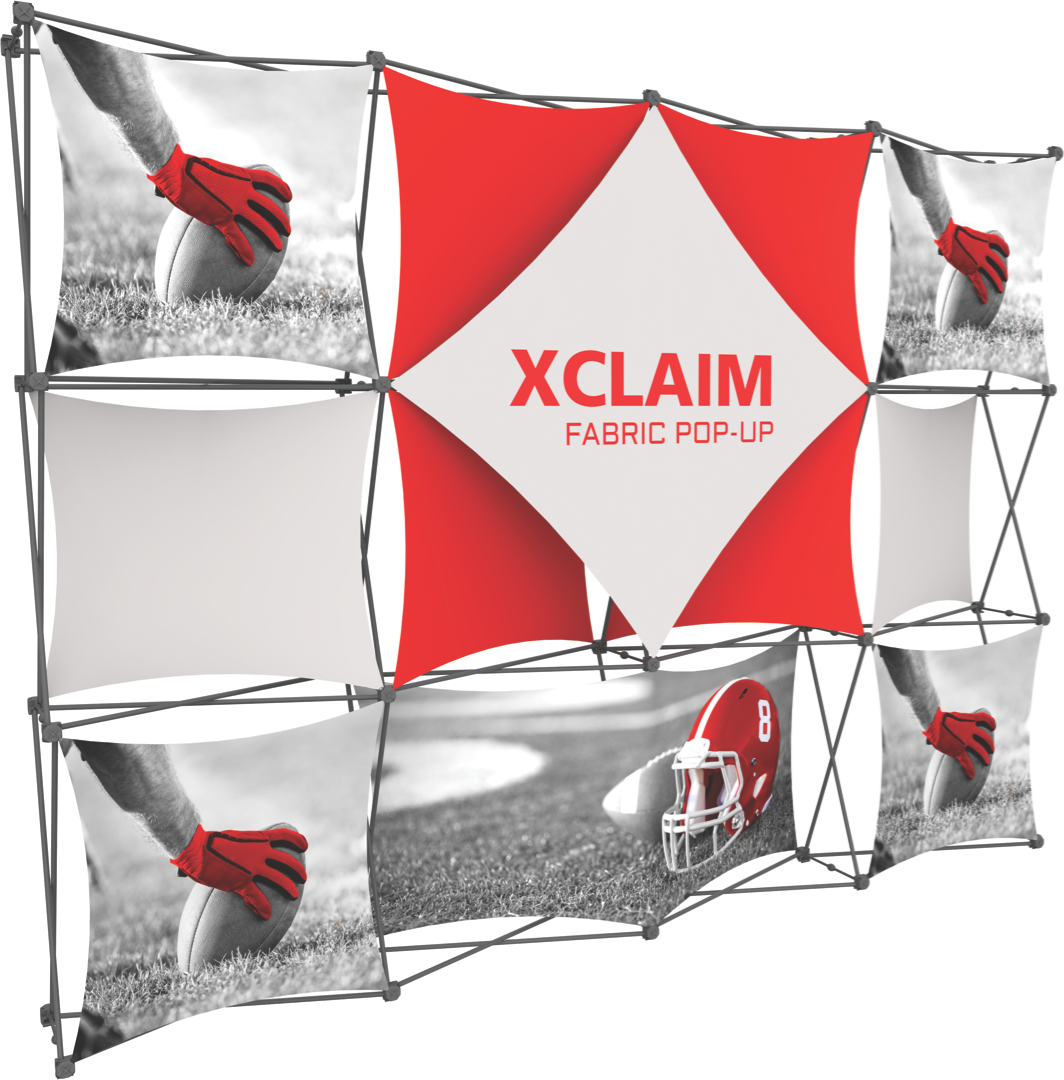 Xclaim Fabric Popup 4x3 Kit 6