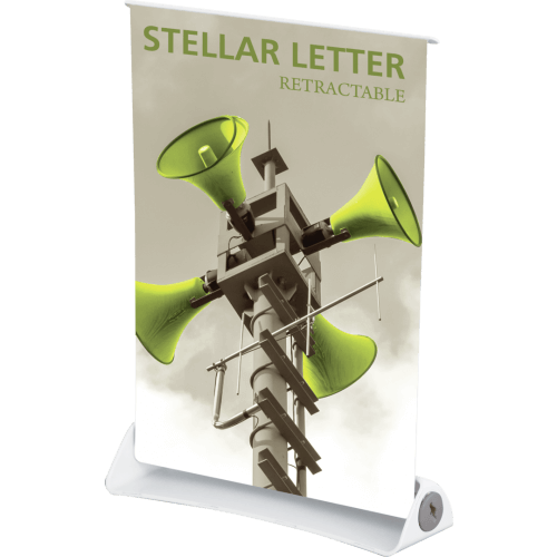 STELLAR LETTER RETRACTABLE BANNER STAND