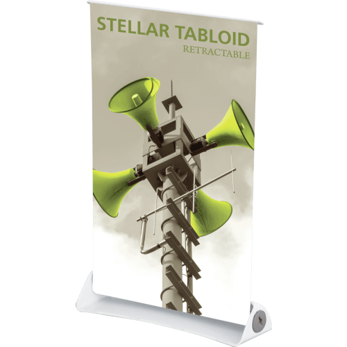 STELLAR TABLOID RETRACTABLE BANNER STAND