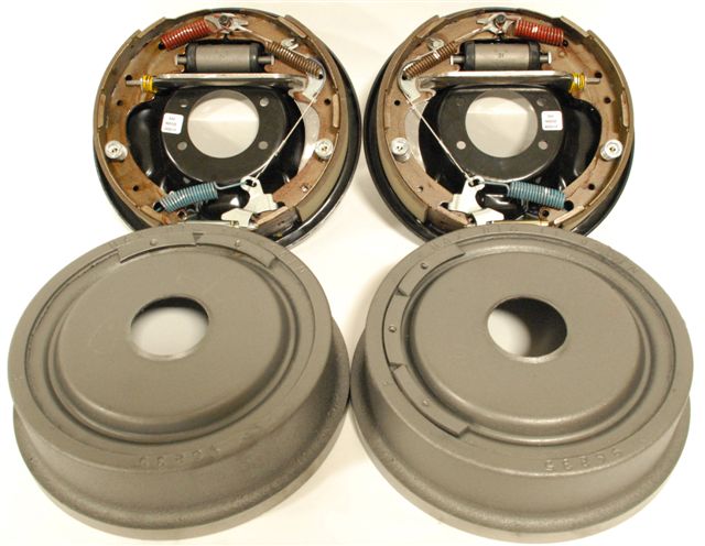 Part # 6010 - Drum Brakes for Big Ford New Style (Torino) Housing Ends (2.50" Offset)