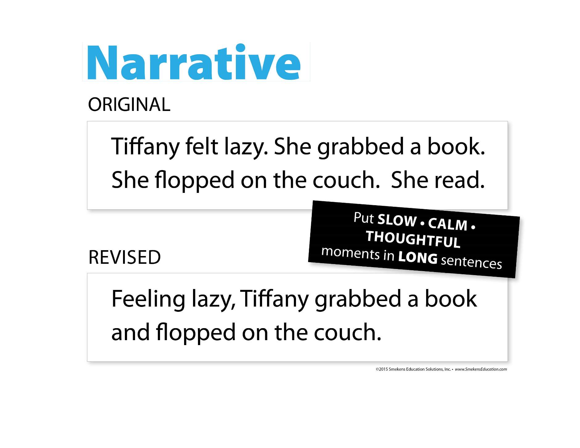 Narrative: Slow-Paced Example Downloadable Resource