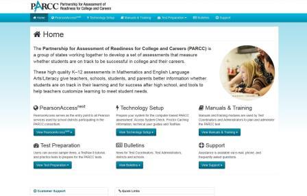 PARCC.Pearson.com Page