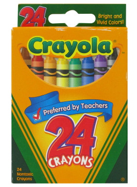 24-Pack of Crayons - Shows sense of better word choice