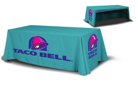 Economy 8 3 Sided Full Color Table Cover