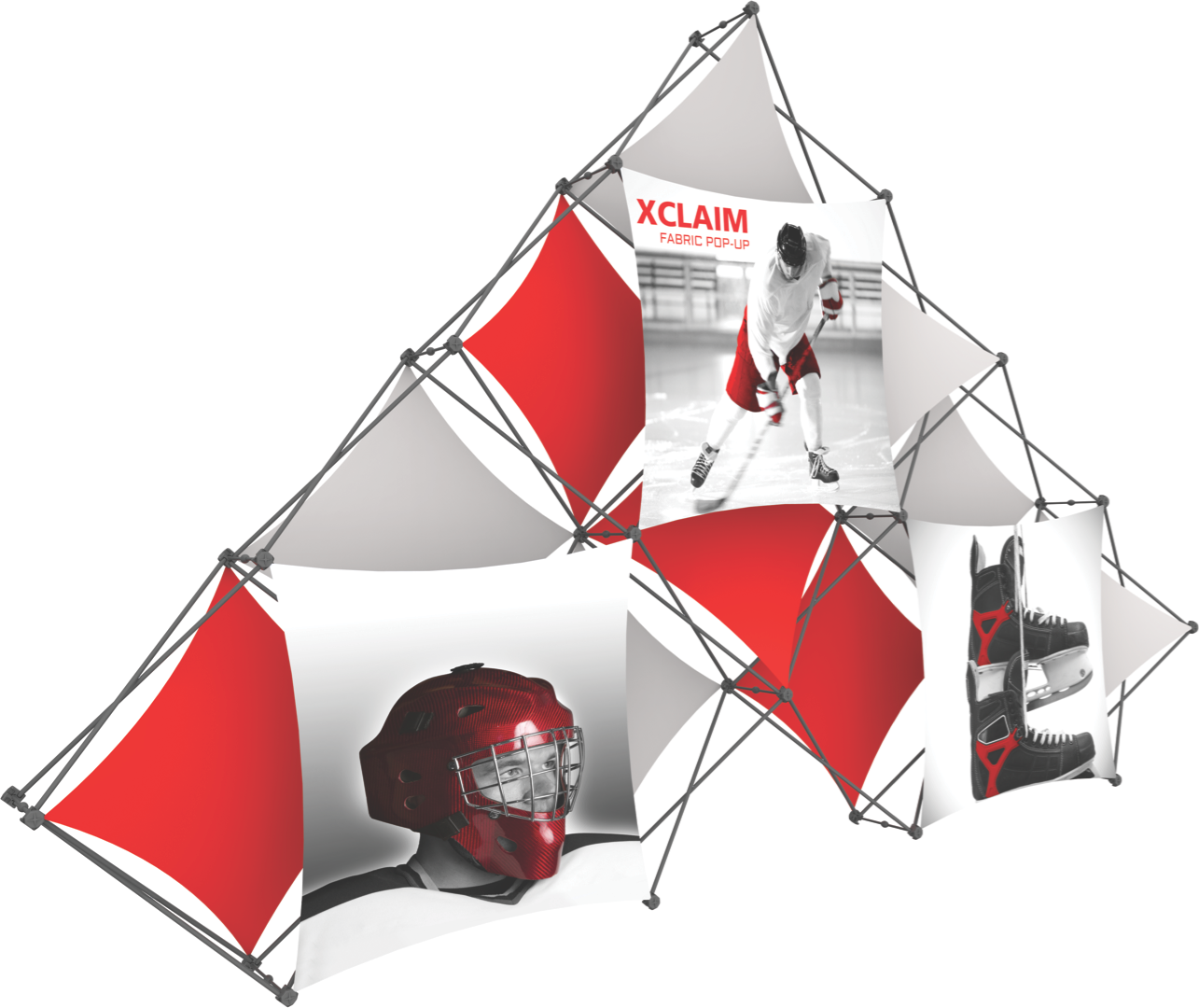 Xclaim Fabric Popup 10 Quad Kit 2