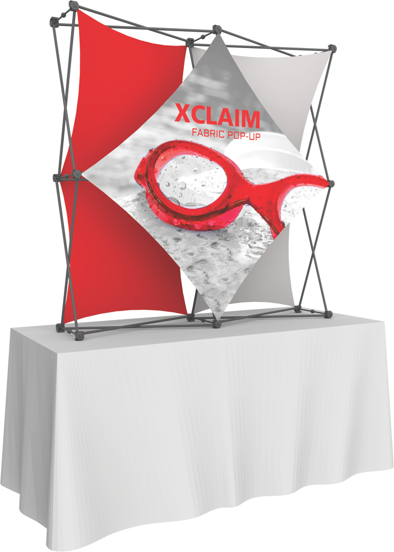 XCLAIM Fabric Popup 2x2 kits