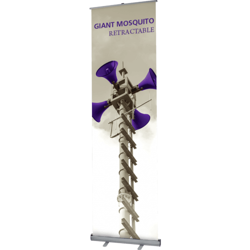GIANT MOSQUITO RETRACTABLE BANNER STAND