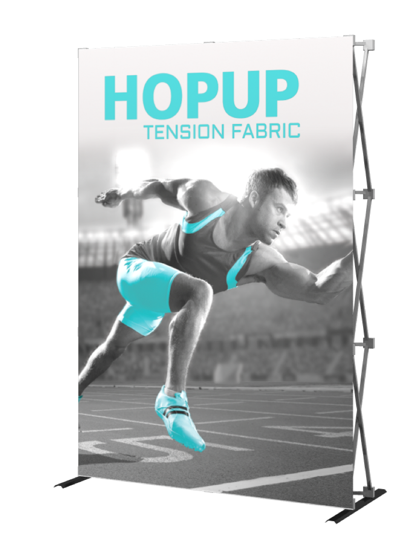 HopUp 2x3 Tension Fabric Display- No Endcaps