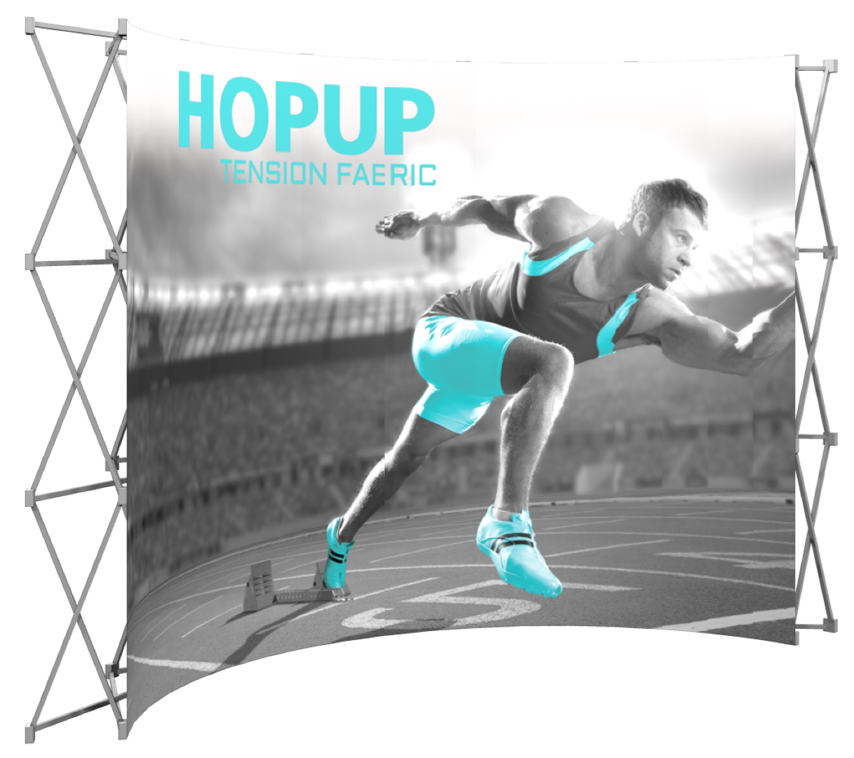 HopUp 5x3 Tension Fabric Display- No Endcaps
