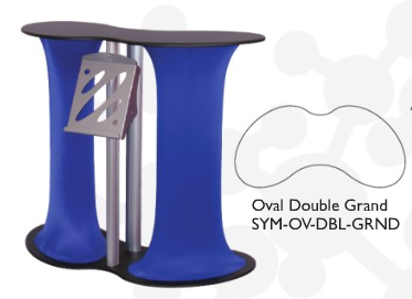 Oval double grand symphony counter