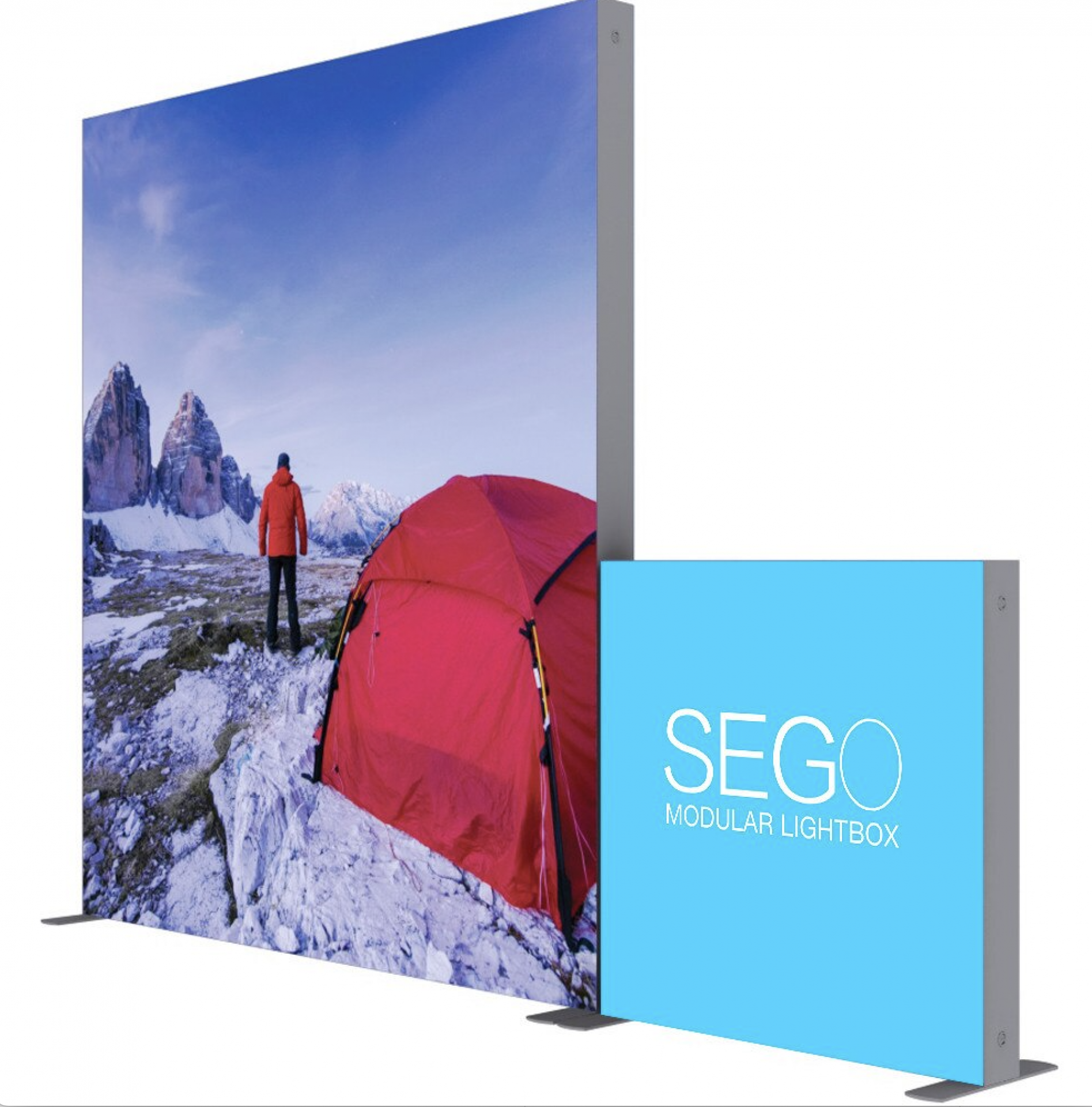 SEGO Modular Lightbox Display Configuration D Double-Sided (Graphic Package)