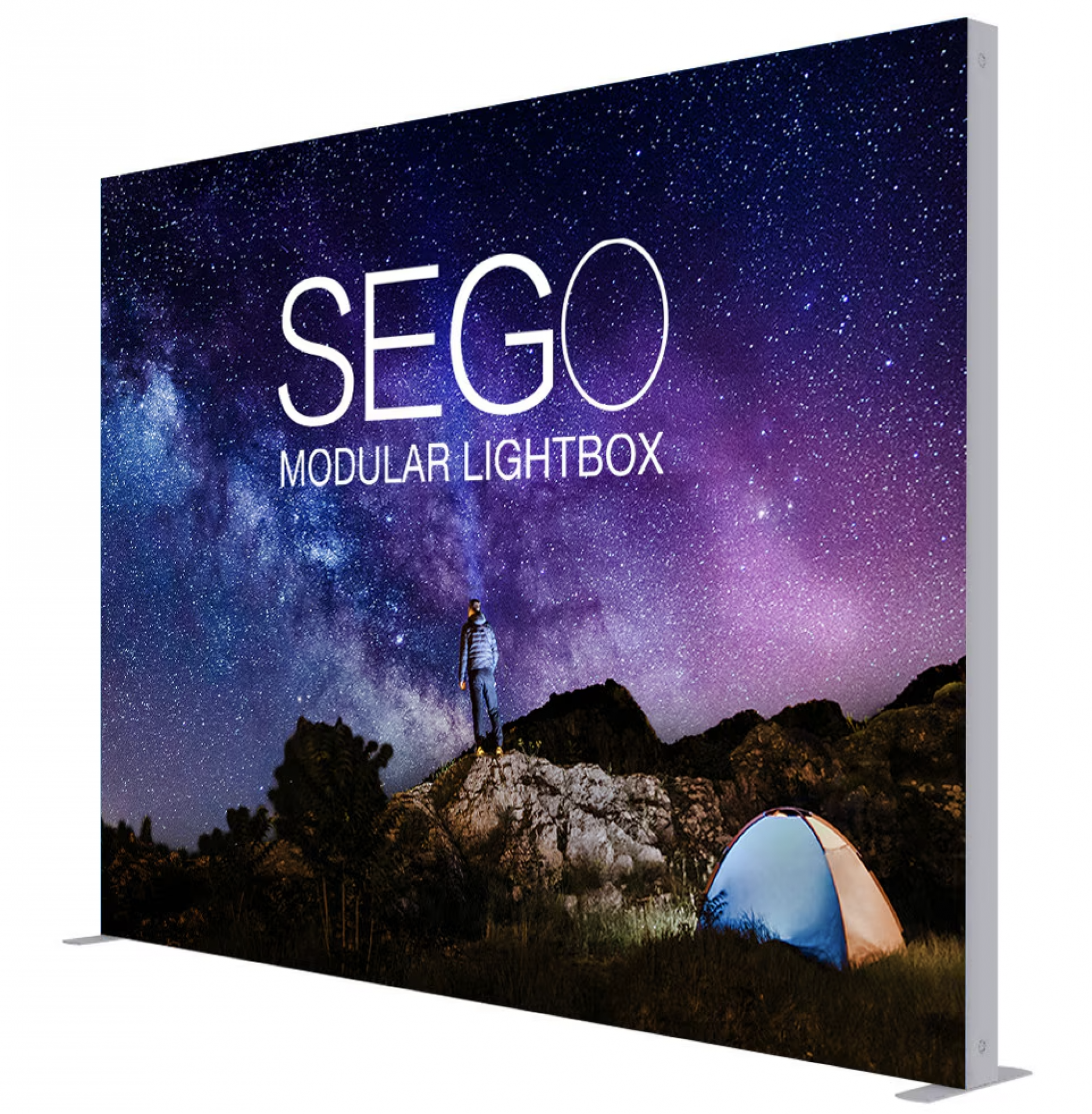 9.8 x 7.4ft. SEGO Lightbox Double-Sided (Graphic Package)
