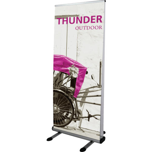 THUNDER OUTDOOR RETRACTABLE BANNER STAND