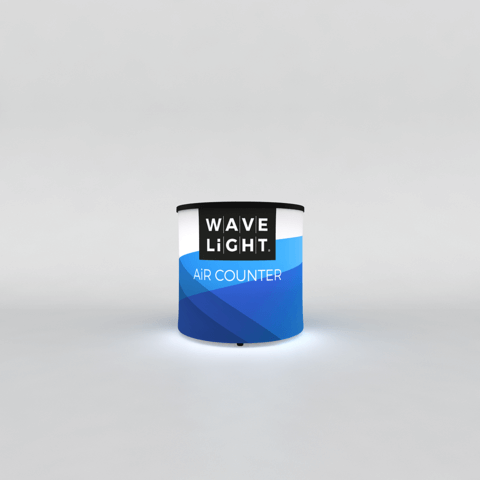 WaveLight Air Backlit Inflatable Counter - Circular Mini