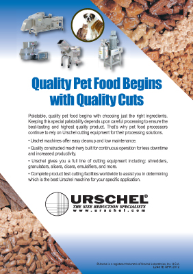 Pet Food Cutting Equipment